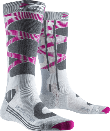 Skarpety damskie X-Socks SKI CONTROL 4.0 Grey Melange