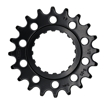 Zębatka KMC F Bosch Front 20T Chr. Bk 1/8" 1pce