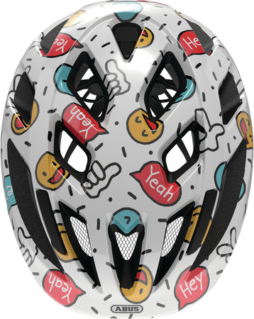 Kask ABUS SMOOTY 2.0 white smiley