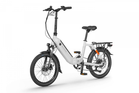 Rower elektryczny składany 20" Ecobike Rhino Arctic White