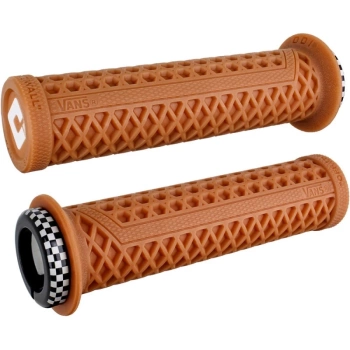 Chwyty kierownicy ODI Vans V2.1 Lock-On gum, 135mm, brąz