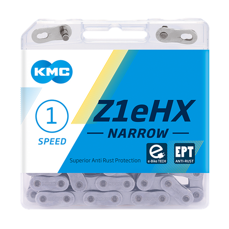 Łańcuch 1rz. KMC Z1eHX Wąski EPT 112og. Box