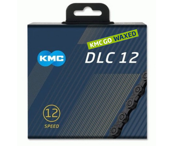 Łańcuch 12rz. KMC DLC12 Black x 126og. Box Waxed