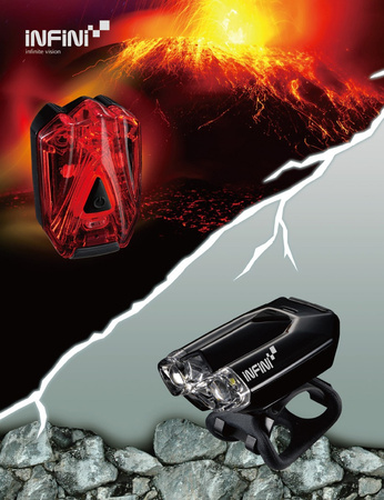 Lampa Przednia Infini Lava W Black Usb