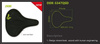 Siodło DDK 5347 Memory Foam Elastomery Lady