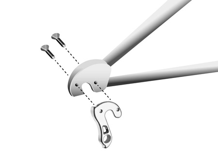 Hak GH-119    alu do ramy rowerowej GW-7F