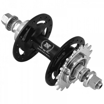 Piasta tył Novatec Torowa 36h Fix16T/17T Black