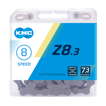 Łańcuch 8rz. KMC Z8.3 Silver/Grey 7,3mm 114og box