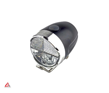 Lampa przód JY-7110 Retro na baterie 4xAAA Black