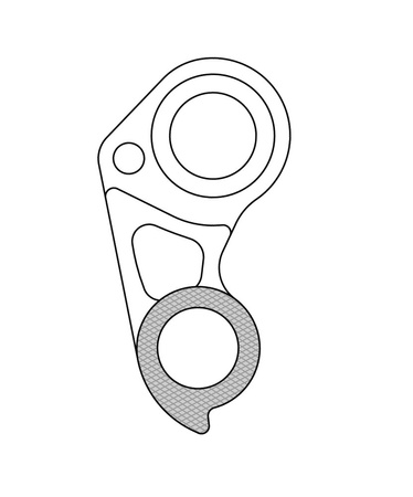 Hak GH-303 do ramy Cannondale Union Blister