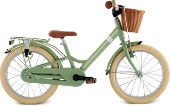 Rower Puky 18" YOUKE Classic Retro green