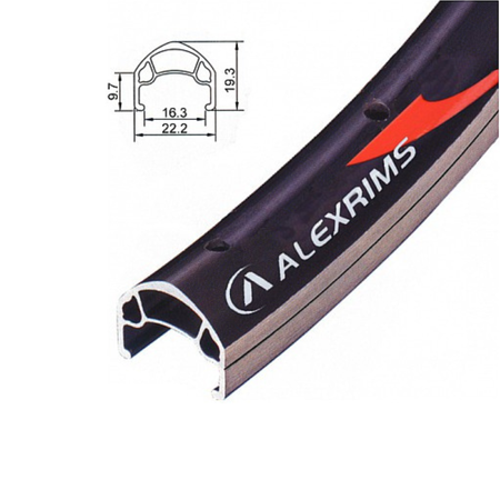 Obręcz 26" x 36H Alexrims ID-19 srebrna V-Break