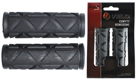 Chwyty kierownicy VELO 92 mm Czarne