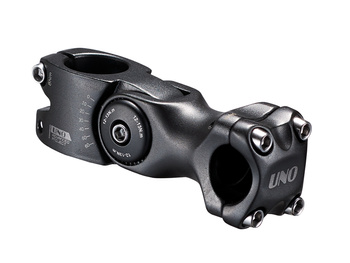 Wspornik Kierownicy Regulowany Kalloy Uno AS-822 28,6/25,4/130 Aluminium Czarny Mat