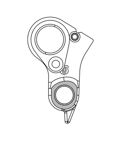 Hak GH-311 do ramy Cube Union Blister