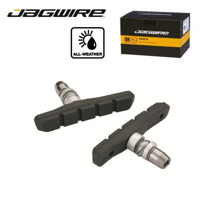 Klocki hamulcowe Jagwire Gwint V-Brake Imbus asymetryczne folia