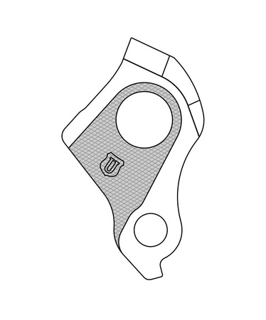 Hak GH-399 do ramy universal Union Blister