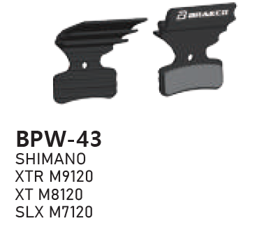 Klocki Hamulca BPW-43 Brakco Spiekane Shimano XTR 9120 Radiator