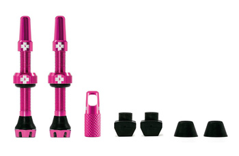 WENTYLE MUC-OFF TUBELESS 44MM RÓŻOWE Tubeless Valv