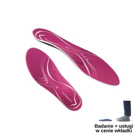 Wkładki FootBalance Custom Dynamic Pink