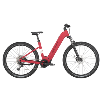 Rower elektryczny 28" Scott Axis 30 Wave Raspberry red