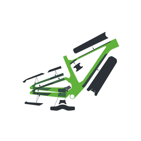 Syncros Frame Protection kit SPARK Carbon clear ma