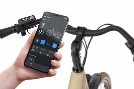 Rower elektryczny 28" Ecobike X-City Cappucino