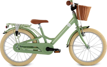 Rower Puky 18" YOUKE Classic Retro green