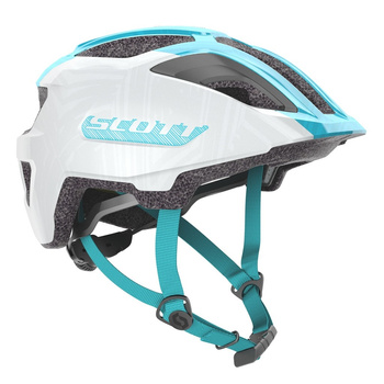 Kask Scott Jr Spunto (CE) Pearl White Blue