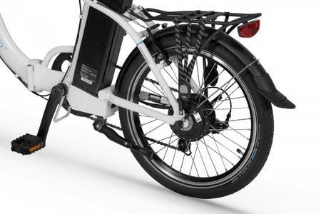 Rower elektryczny składany 20" Ecobike Even White