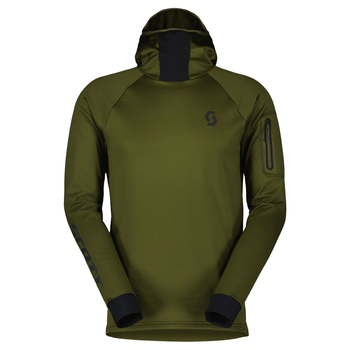 Bluza Scott Men Hoody Trail Storm LS winter Green