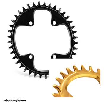 Zębatka 96 BCD Shimano M6000/M7000/M8000 Gold 42T