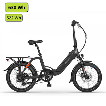 Rower elektryczny składany 20" Ecobike Rhino Black