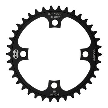 Zębatka KMC 38T 3mm BCD104 AL7075 Bk 1/8" 1 szt.