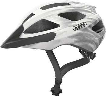 Kask ABUS MACATOR white silver