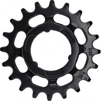 Zębatka KMC R Shimano 22T Chr. Bk 3/32" 1pce