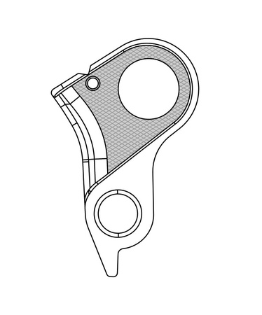 Hak GH-311 do ramy Cube Union Blister