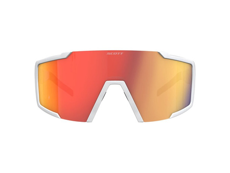 Okulary Scott Shield White Matt Red Chrome