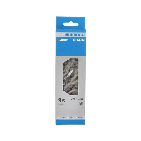 Łańcuch Shimano 9rz 114 Ogniw CN-HG53 +Pin