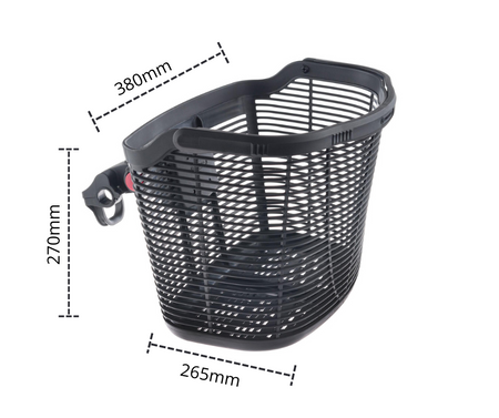 Koszyk Flinger SW-909 plast czarny