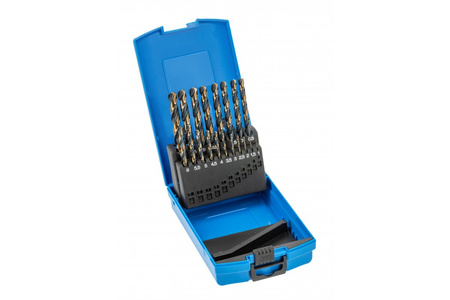 Zestaw wierteł do metalu 19 cz. Hogert