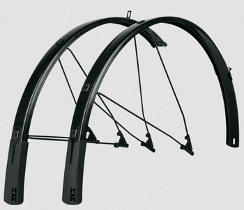 Błotniki SKS 28" Bluem. Style 46mm Czarne