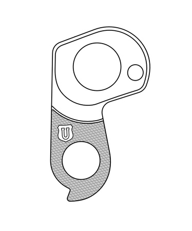Hak GH-304 do ramy Rose Union Blister