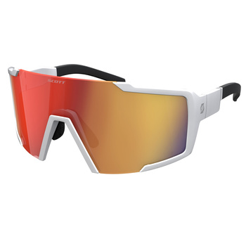 Okulary Scott Shield White Matt Red Chrome