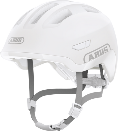 Kask Abus KIDS SMILEY 3.0 ACE LED pure white
