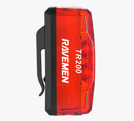 Lampa Tył Ravemen TR200 Crystal Pure Red