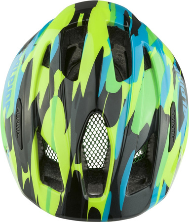 Kask Alpina Pico Neon Green Blue Gloss
