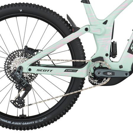 Rower elektryczny 29" Sott Patron ST 900 mistyade green