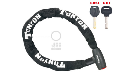 Zapięcie TY-715 łańcuch 8mm x 900 mm