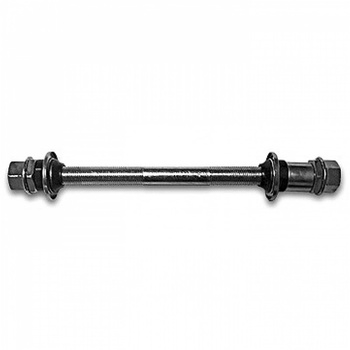 Oś piasty tył 3/8" 175mm z kołn.